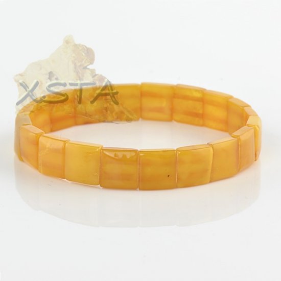 Baltic amber cube style bracelet